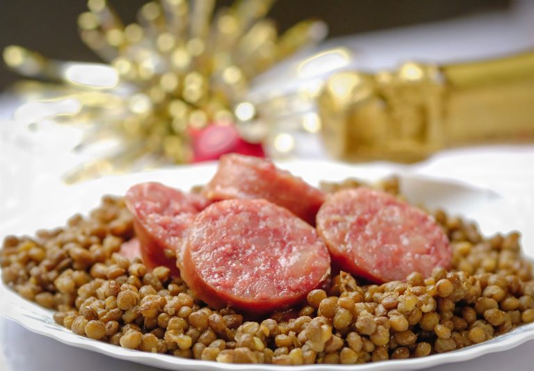 Las lentejas como amuleto navideño