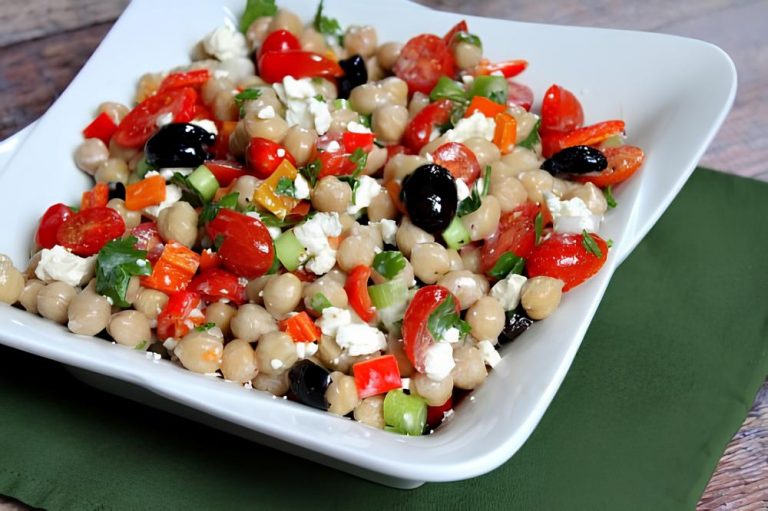 Ensalada de garbanzos mediterránea